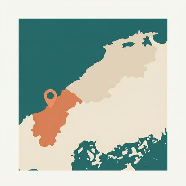 島根県浜田市を中心とした対応エリア地図